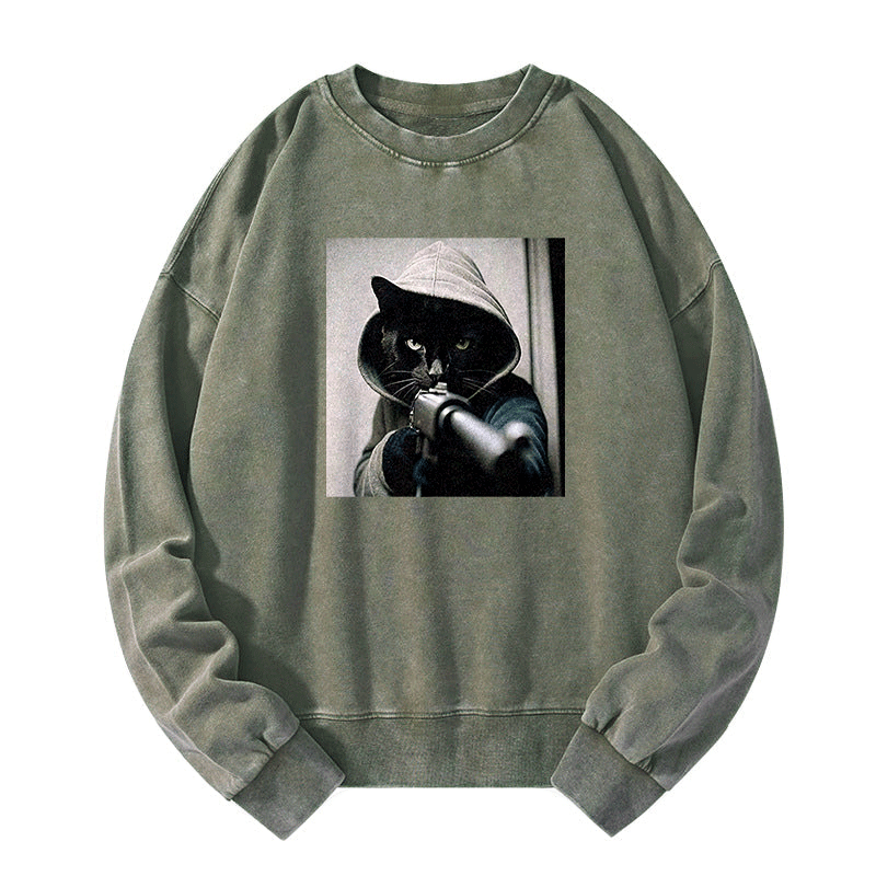 Noir Directive Washed Sweatshirt