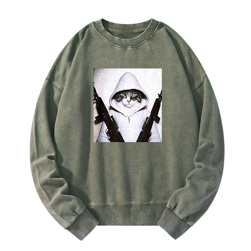 Twin Assault Washed Sweatshirt