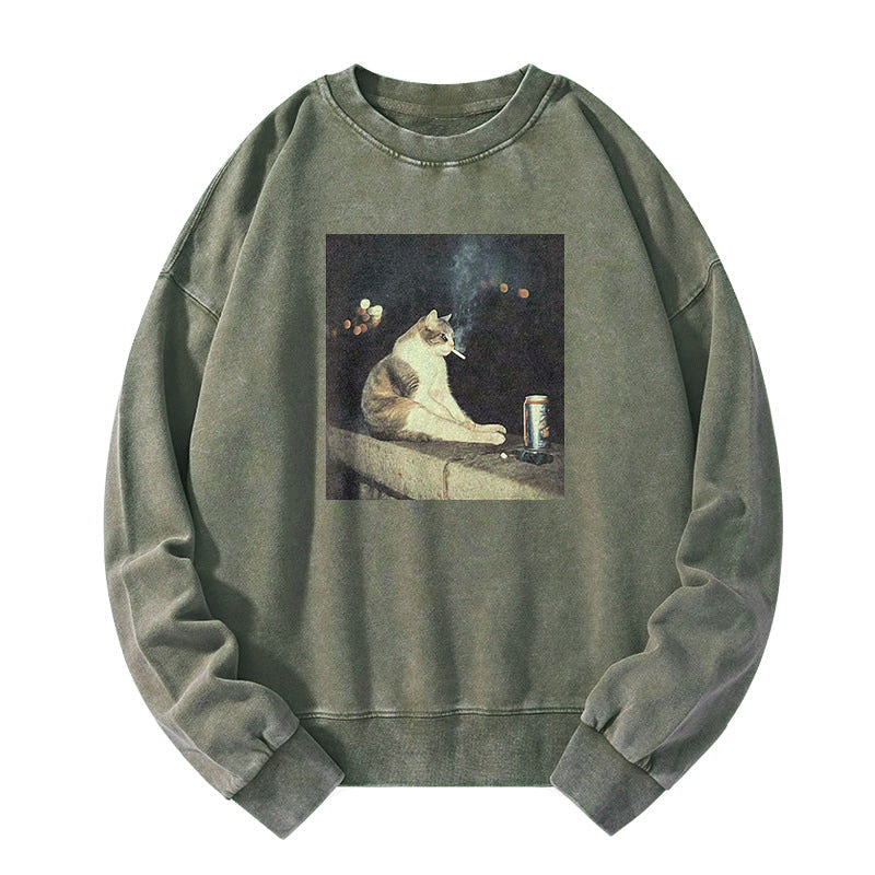 Nocturnal Vices Washed Sweatshirt