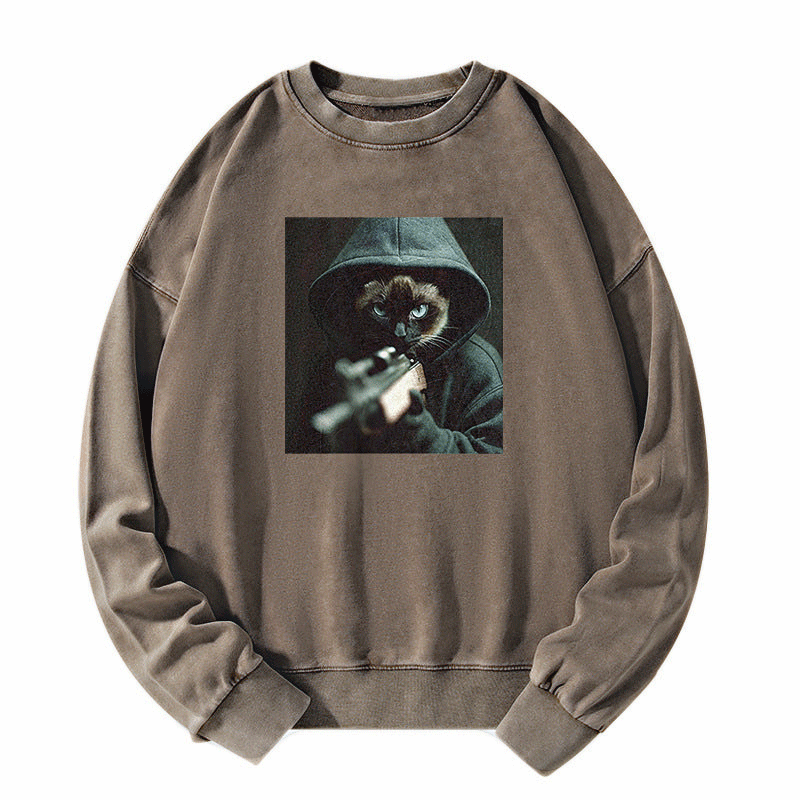 Focused Retribution Washed Sweatshirt