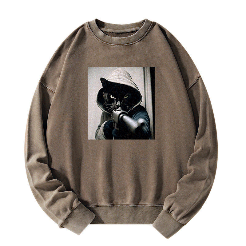 Noir Directive Washed Sweatshirt