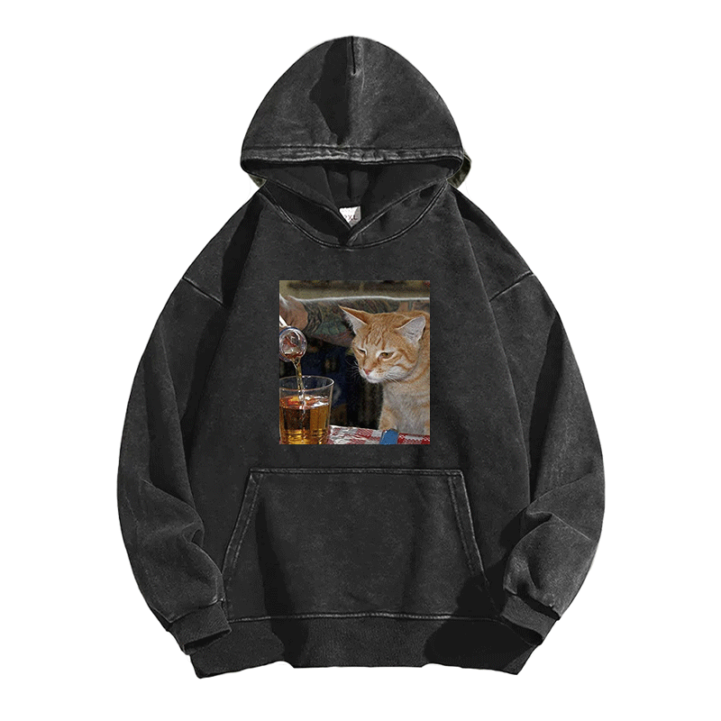 Pouring Curiosity Washed Hoodie