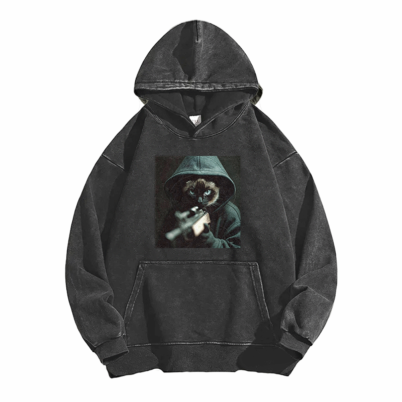 Focused Retribution Washed Hoodie