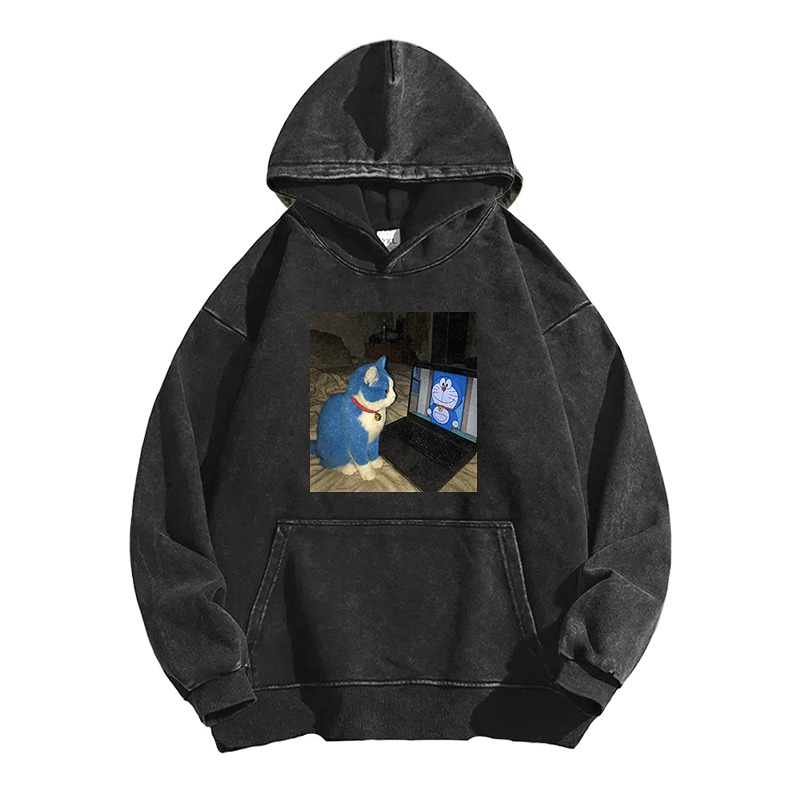 Digital Reverie Washed Hoodie