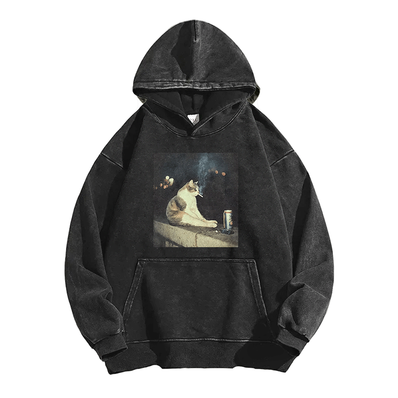 Nocturnal Vices Washed Hoodie