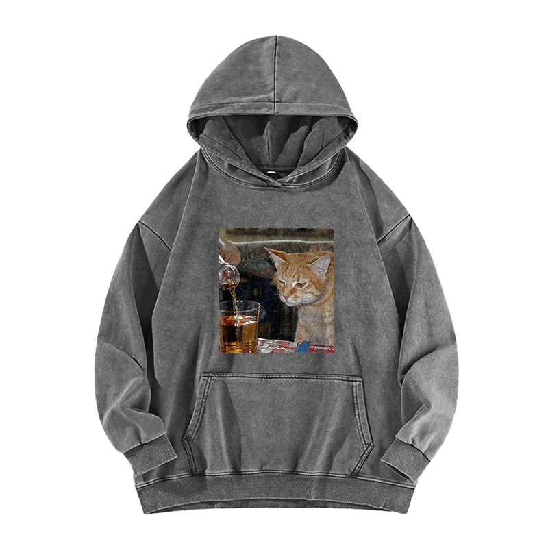 Pouring Curiosity Washed Hoodie