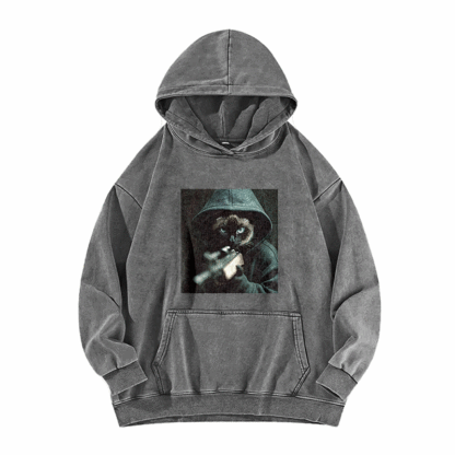 Focused Retribution Washed Hoodie