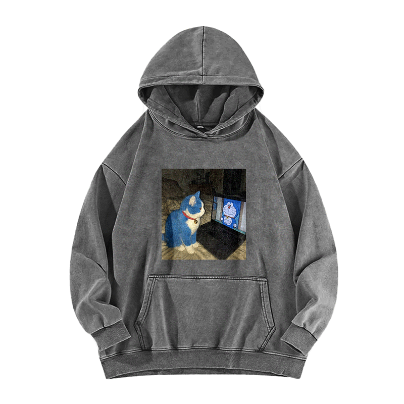 Digital Reverie Washed Hoodie