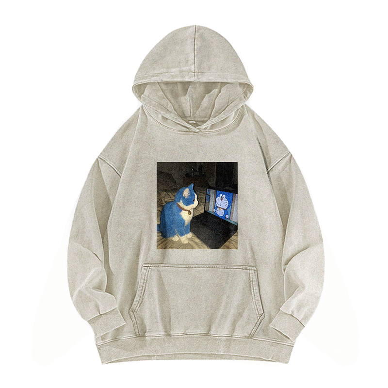 Digital Reverie Washed Hoodie