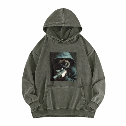Focused Retribution Washed Hoodie