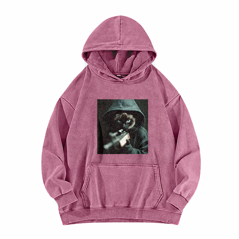 Focused Retribution Washed Hoodie