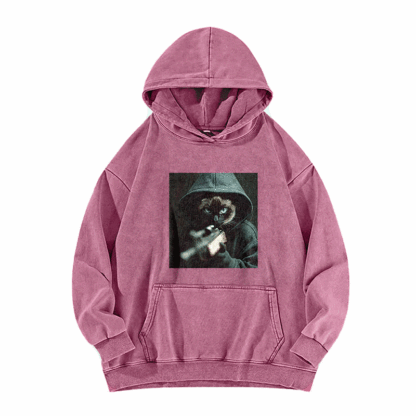Focused Retribution Washed Hoodie