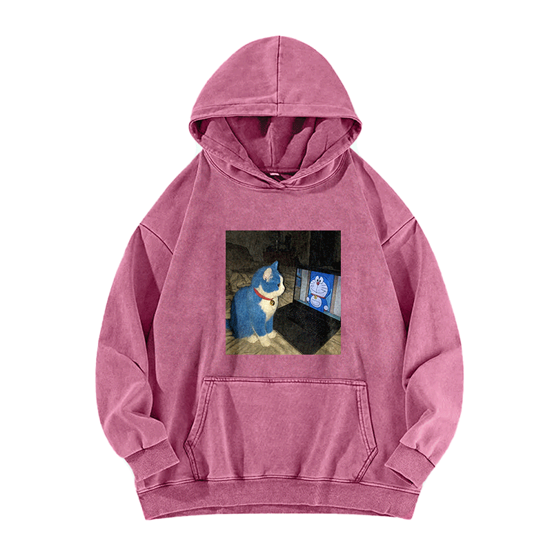 Digital Reverie Washed Hoodie