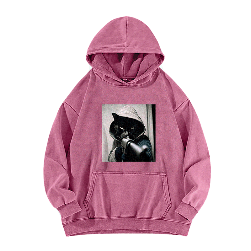 Noir Directive Washed Hoodie