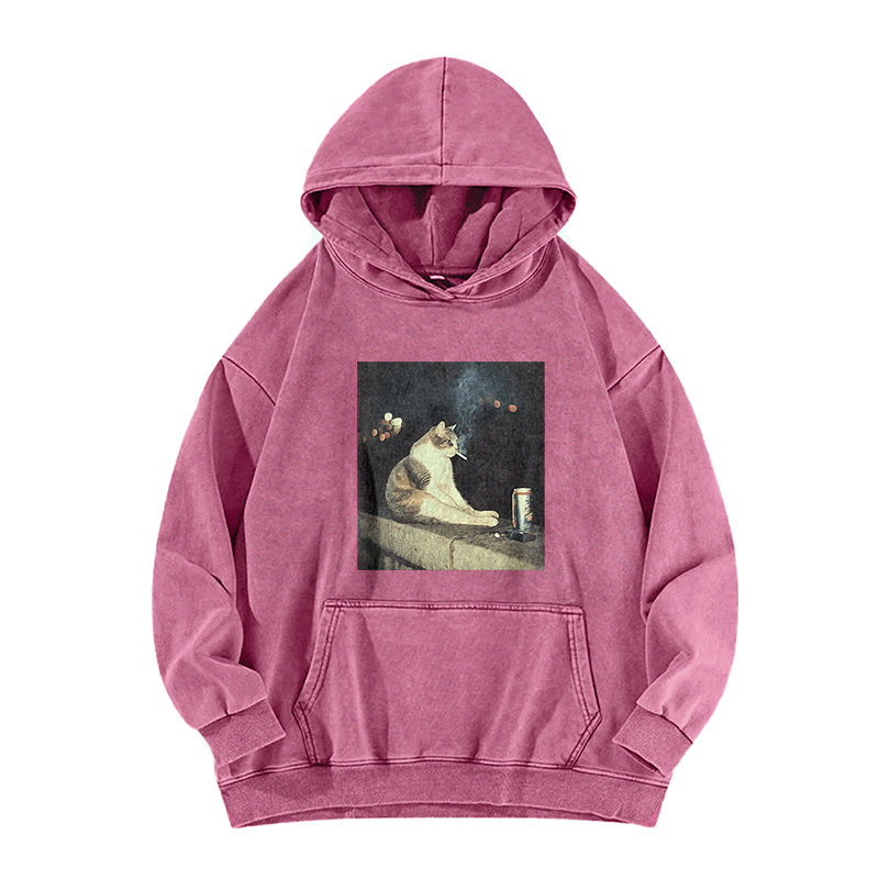 Nocturnal Vices Washed Hoodie