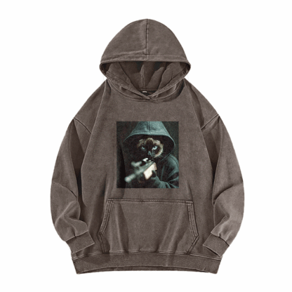 Focused Retribution Washed Hoodie