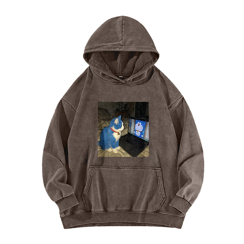Digital Reverie Washed Hoodie