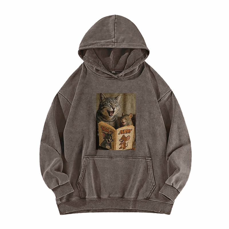 Literary Truce Washed Hoodie