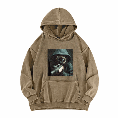 Focused Retribution Washed Hoodie