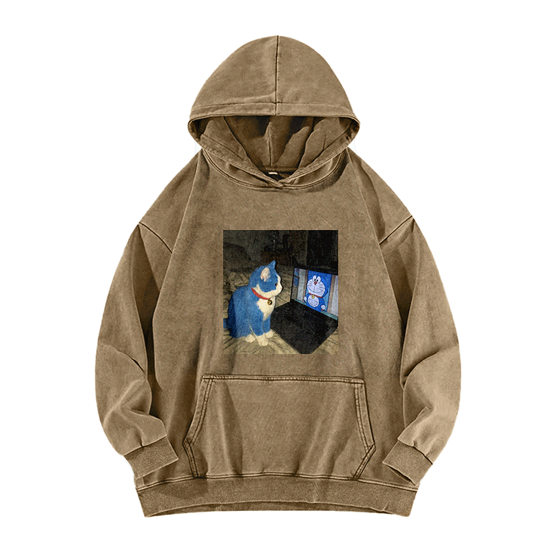 Digital Reverie Washed Hoodie