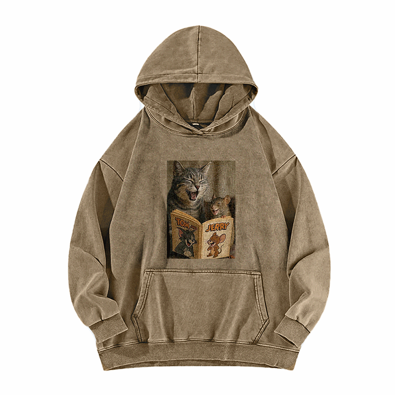 Literary Truce Washed Hoodie