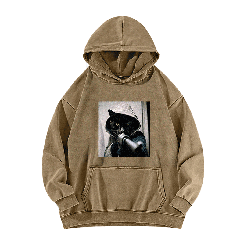 Noir Directive Washed Hoodie