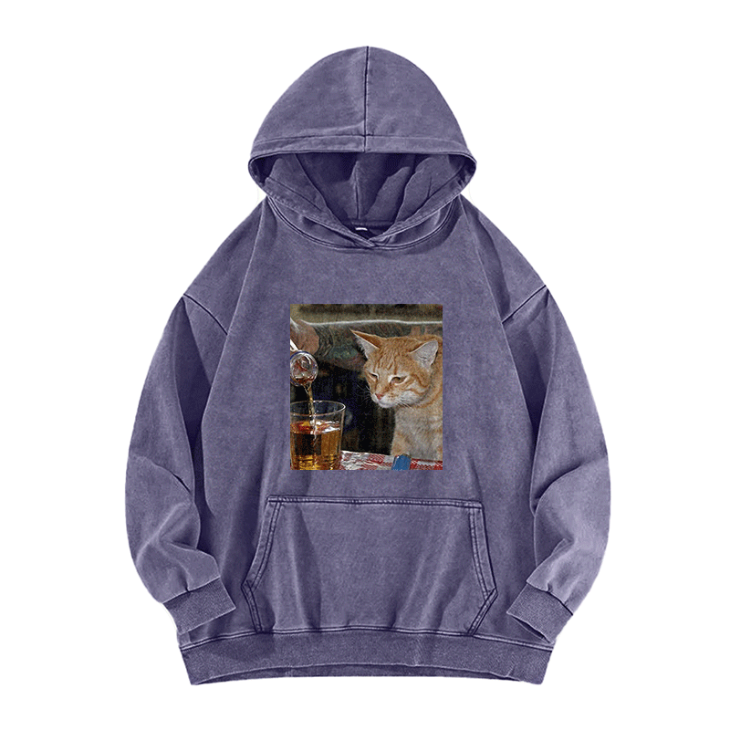 Pouring Curiosity Washed Hoodie