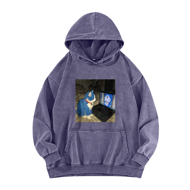 Digital Reverie Washed Hoodie