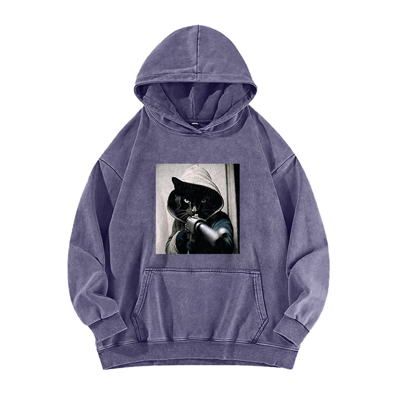 Noir Directive Washed Hoodie