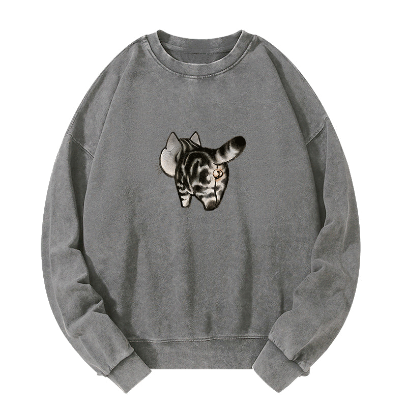 Tail of Curiosity Washed Sweatshirt