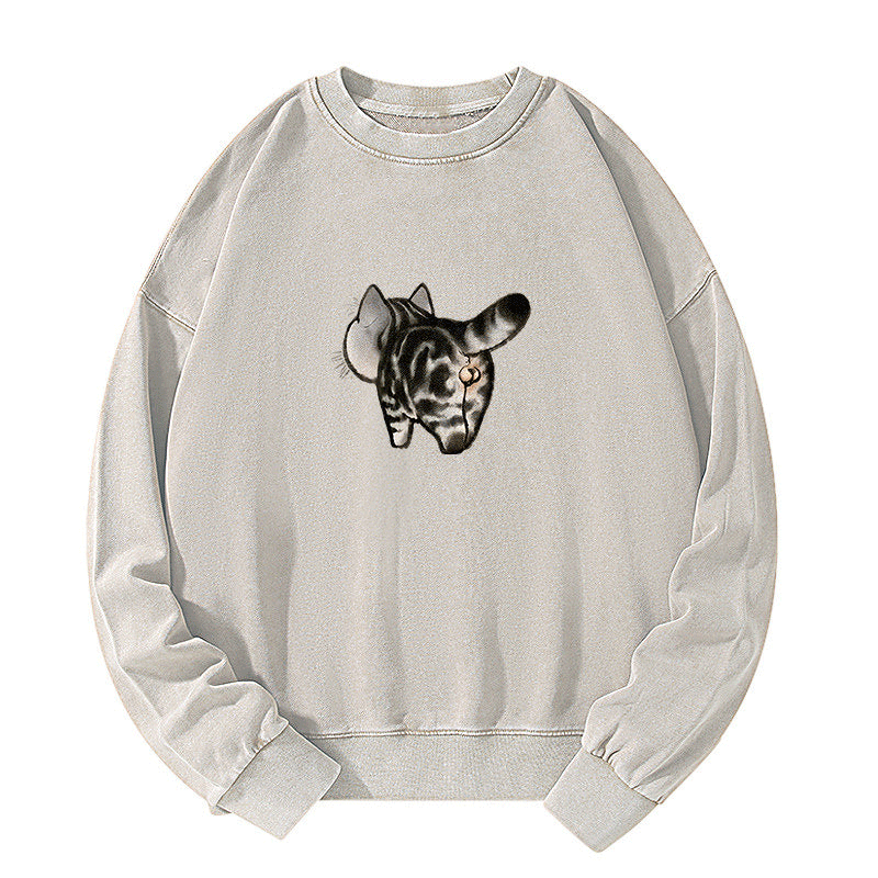 Tail of Curiosity Washed Sweatshirt