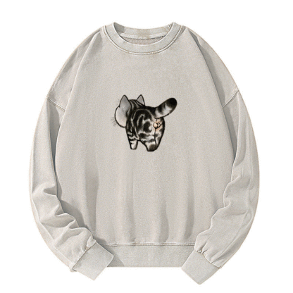 Tail of Curiosity Washed Sweatshirt