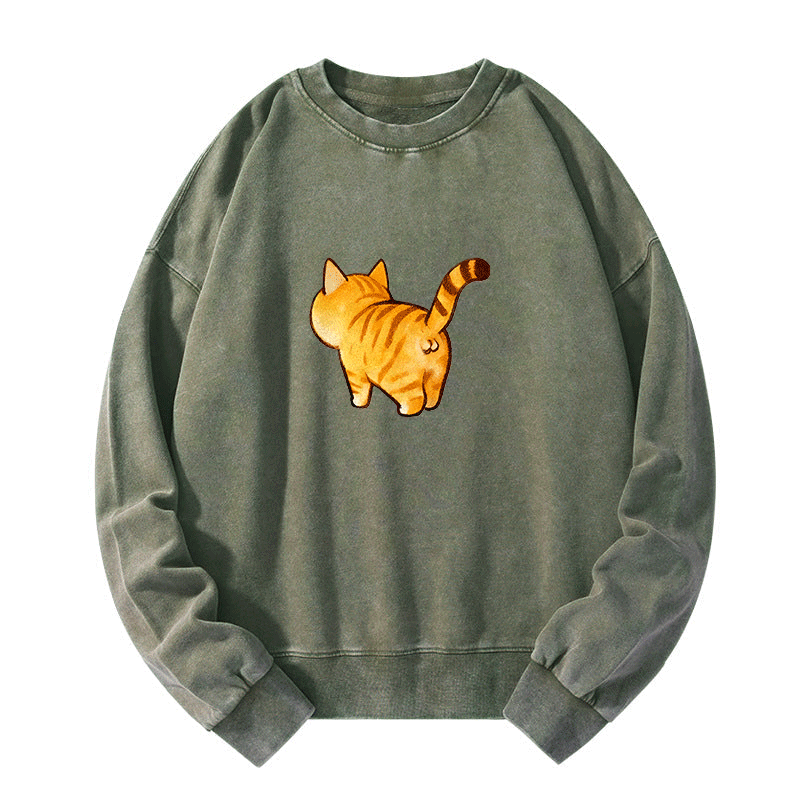 Tail of Curiosity Washed Sweatshirt