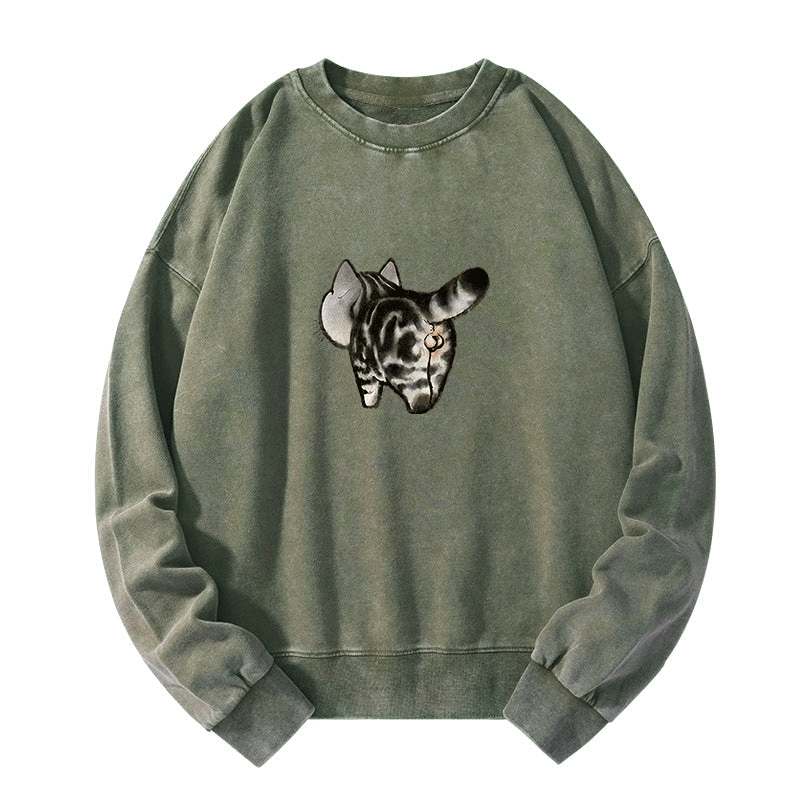 Tail of Curiosity Washed Sweatshirt