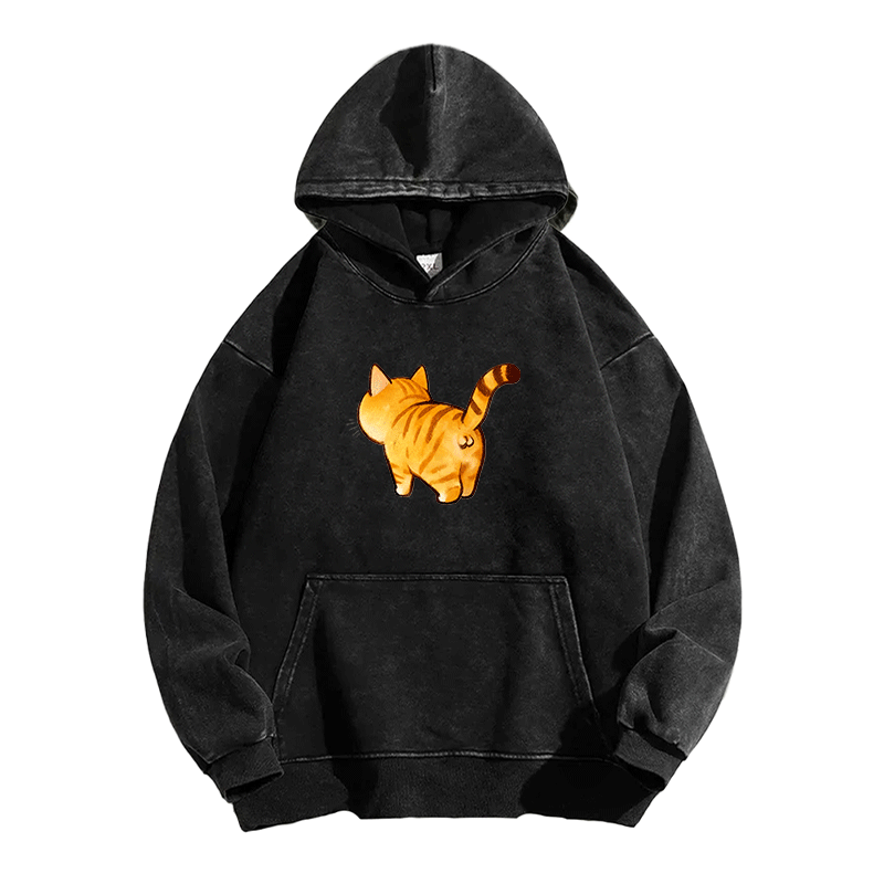 Tail of Curiosity Washed Hoodie