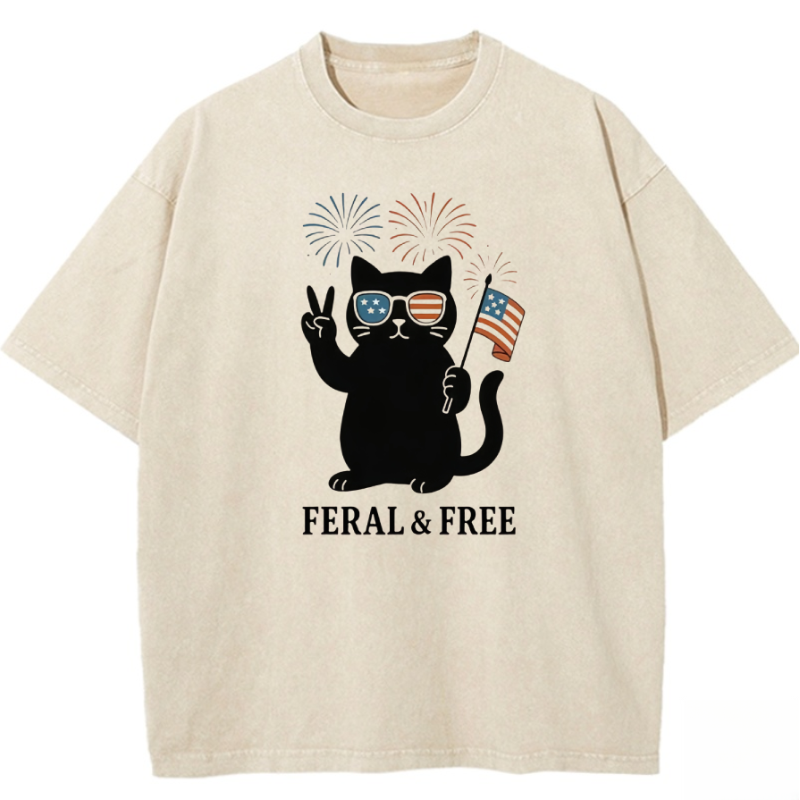 FERAL & FREE Washed T-shirt