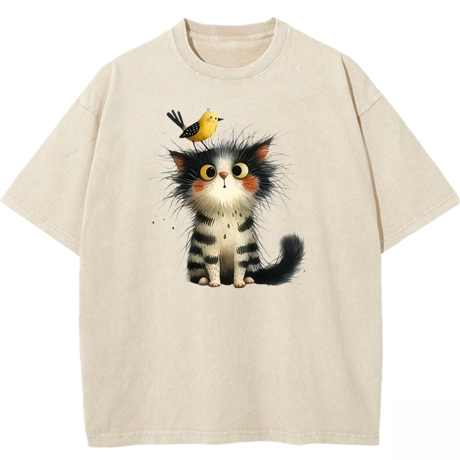 Healing Meow Washed T-shirt
