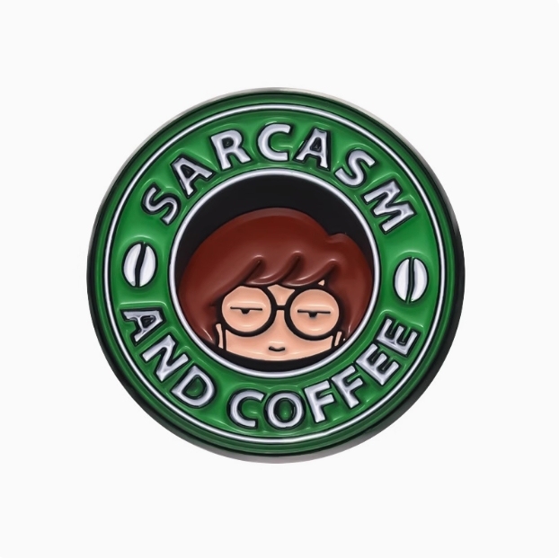 Funny Coffee Brooch点击并应用