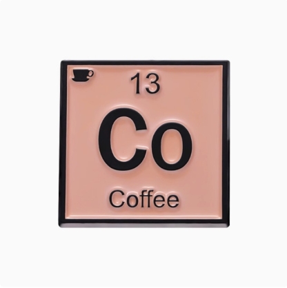 Funny Coffee Brooch点击并应用