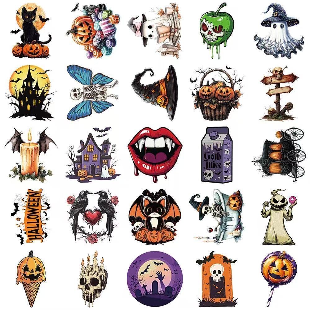 Spooky Halloween Stickers – 50pcs