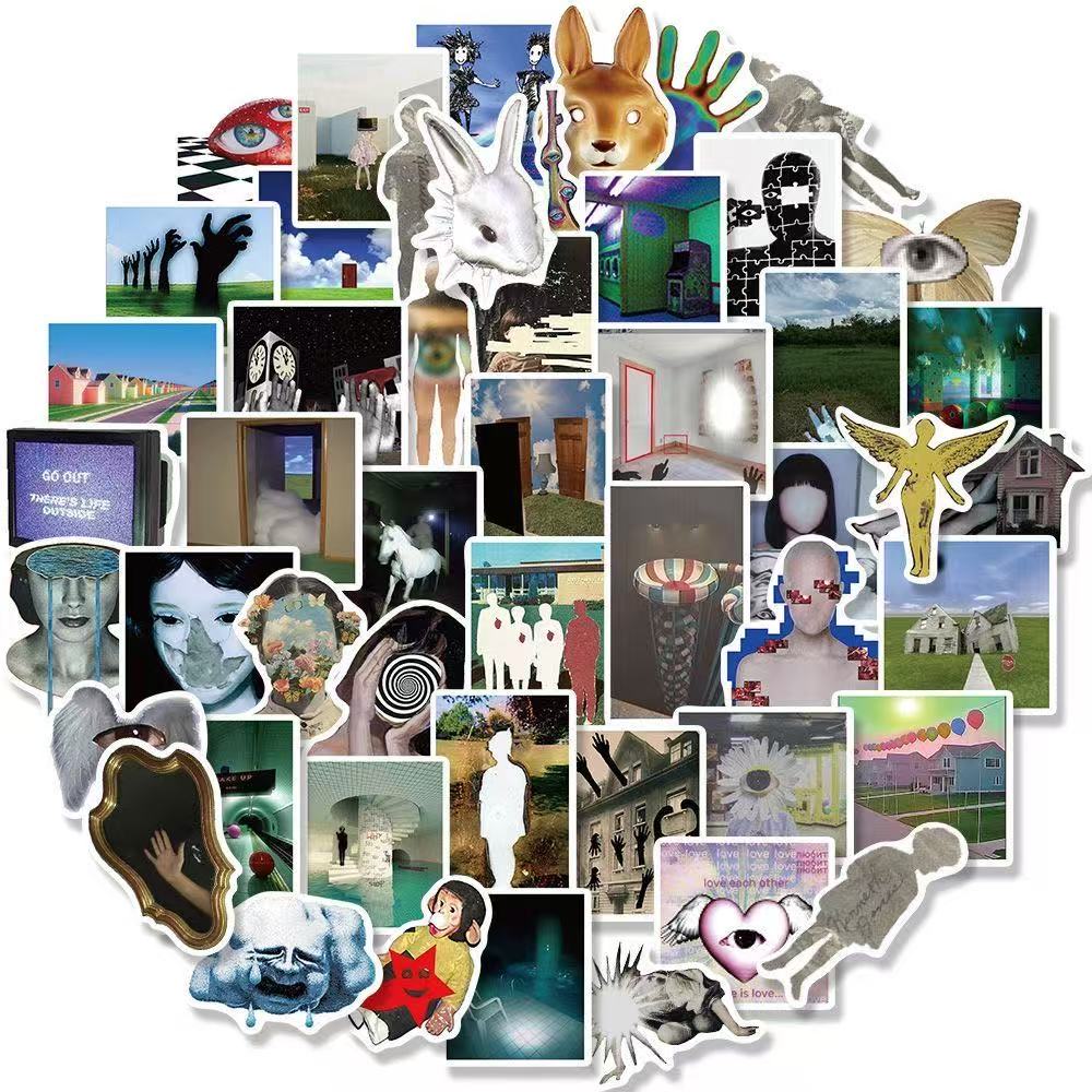 Dreamcore Space Art Stickers – 50pcs