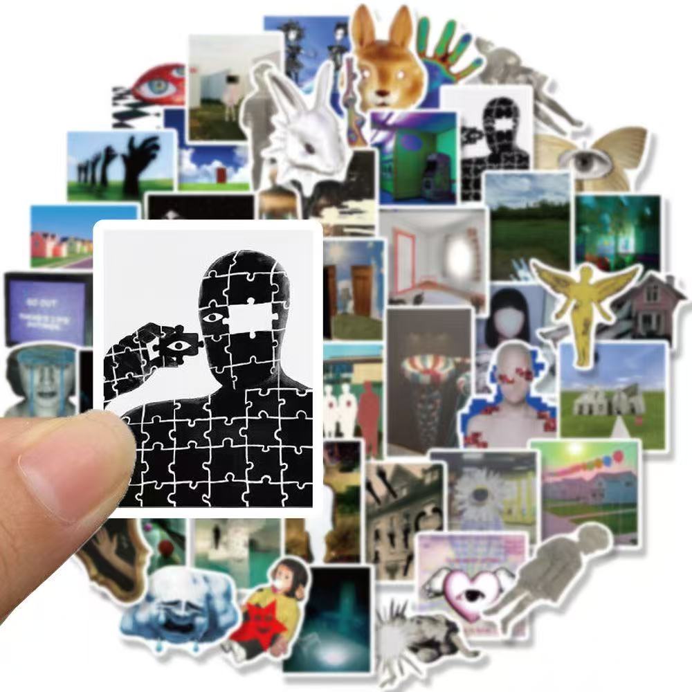 Dreamcore Space Art Stickers – 50pcs