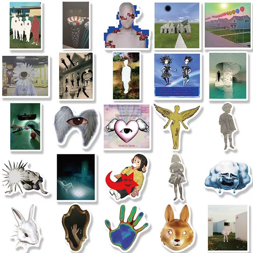 Dreamcore Space Art Stickers – 50pcs