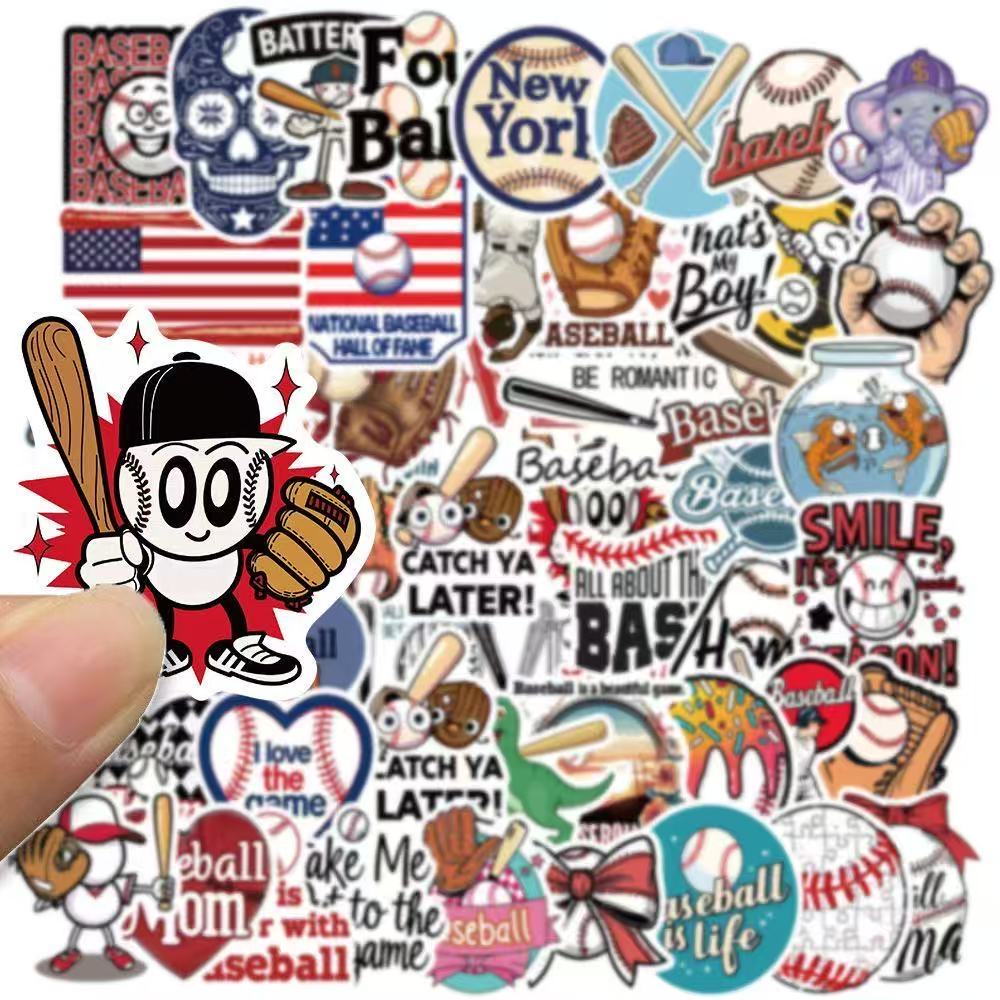 Baseball Graffiti Stickers – 50pcs