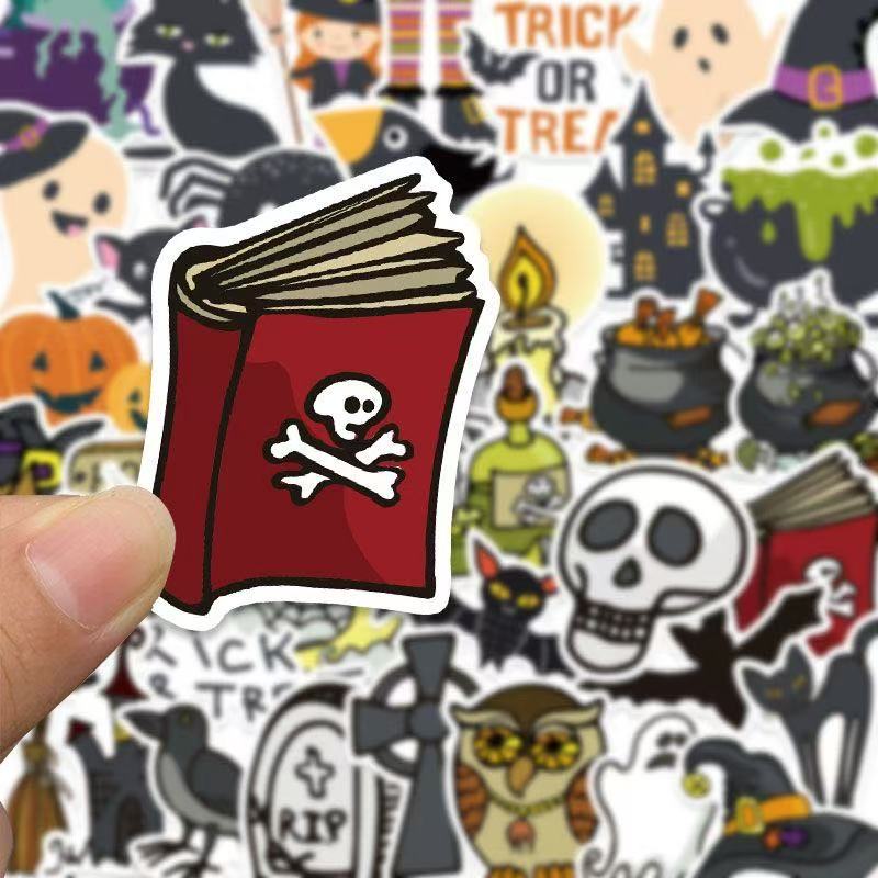 Halloween Carnival Stickers – 50pcs
