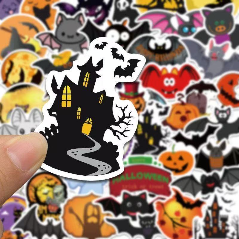 Halloween Carnival Stickers – 50pcs