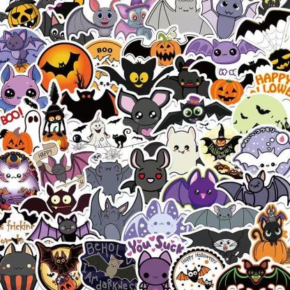 Halloween Carnival Stickers – 50pcs