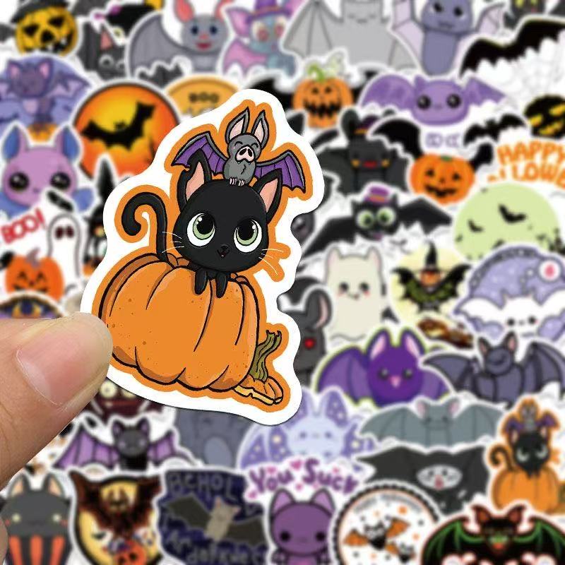 Halloween Carnival Stickers – 50pcs