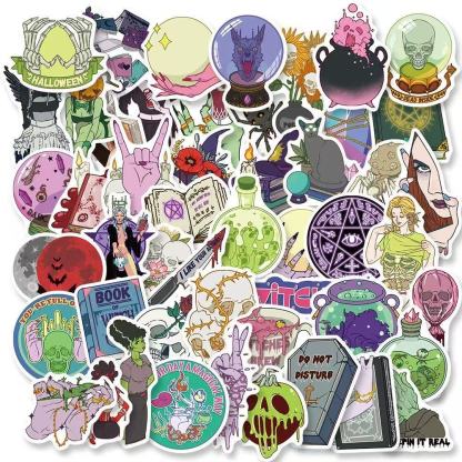 Halloween Creative Stickers – 50pcs