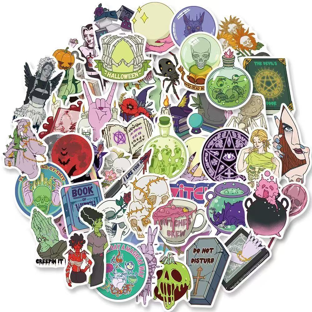 Halloween Creative Stickers – 50pcs